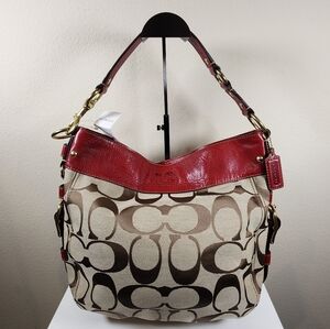 NWT Coach Signature Large Zoe #12674